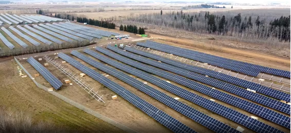 Alberta solar site